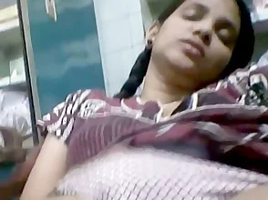 Beautiful Indian woman masturbation with spice and danger of public place