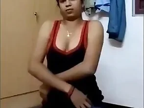A woman with perfect body shows off her large breasts in a limo.